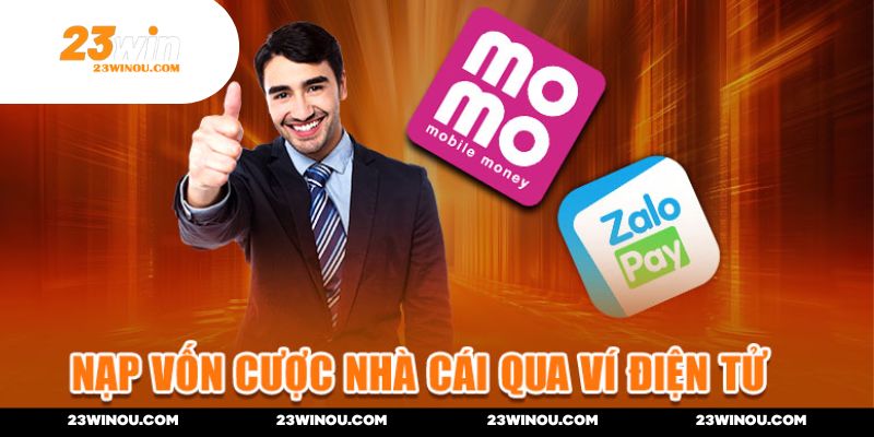 23WIN cung cấp đa dạng các loại ví điện tử