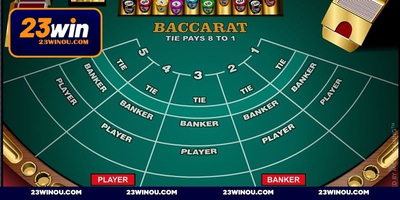 Chia sẻ cách chơi Baccarat với các cửa cược chính